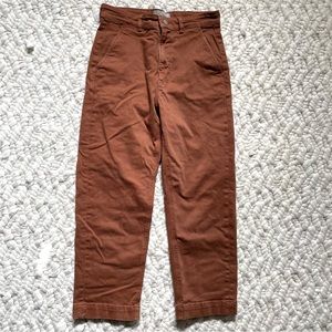 Everlane Straight-Leg Crop, Cocoa Brown, 10